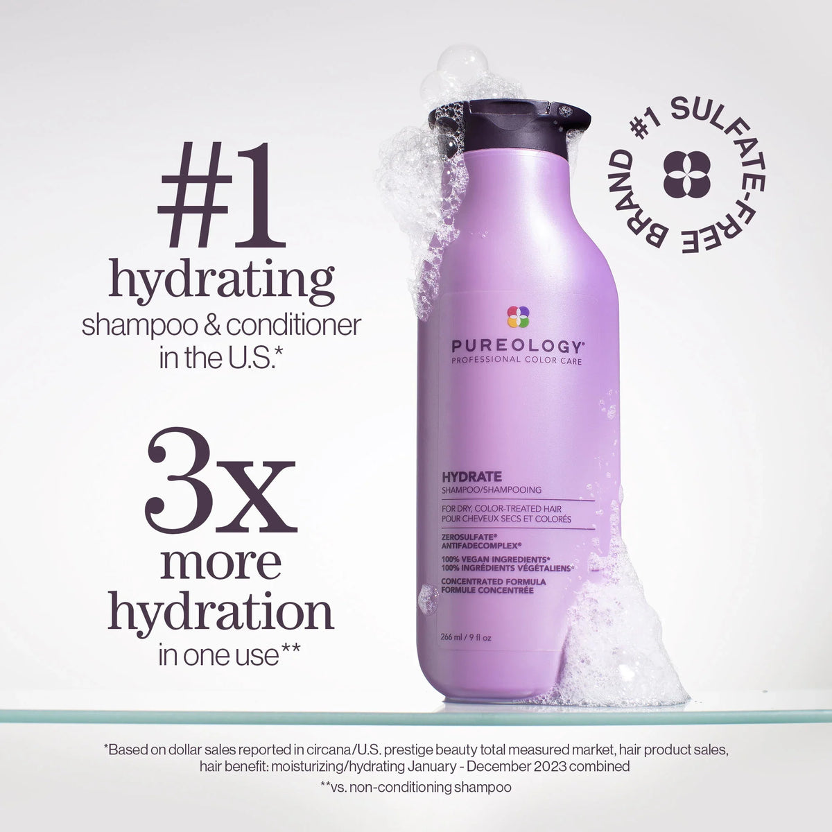 Hydrate Shampoo & Conditioner: Sulfate-Free Set for Deep Hydration