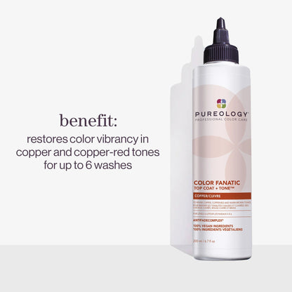 Color Fanatic Top Coat + Tone Copper